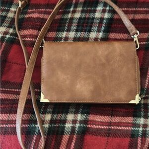 Brown Leather Crossbody Bag